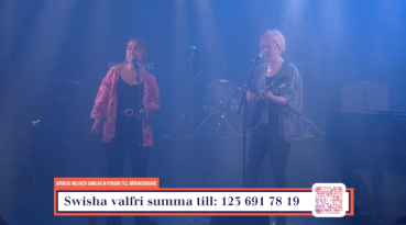 Systrarna Ericsson på insamlingsgalan "Music against Covid-19".
