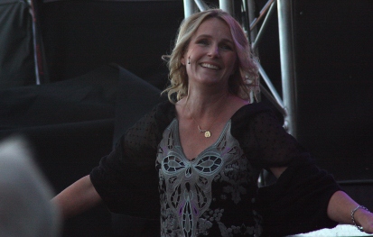 Angela Petré på Piren Live 2020. Foto: David Fryxelius.